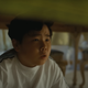 Young Jupe under the table on set of Gordys Home